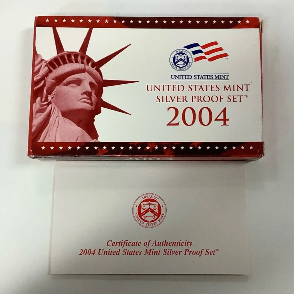 2004 United States Mint Silver Proof Coin Set - Picture 2 of 5
